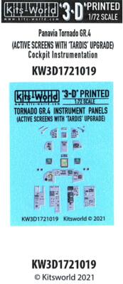 Kits World Decals 1/72 3D INSTRUMENTATION TORNADO GR.4 ACTIVE SCREENS TARDIS