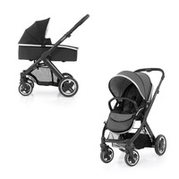Babystyle Oyster 2 Pushchair Satin Black (tungsten Grey) & Carrycot Babystyle Oyster 2 Pushchair Satin Black (tungsten Grey) & Carrycot