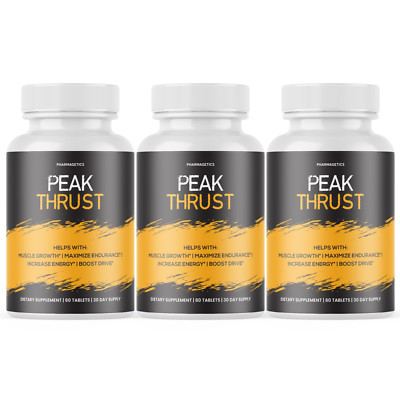 Peak Thrust  for Men PeakThrust Enhancement - 3 Bottles