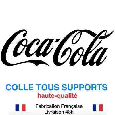 Stickers autocollant COCA COLA logo plusieurs tailles, super prix - Photo 1/4