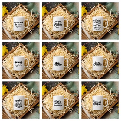 Herbst Saisonale Tasse verschiedene Designs