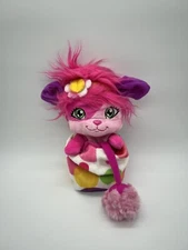 Popples Bubbles Plush 2015 Stuffed Animal Toy Spin Master Pink 9" 