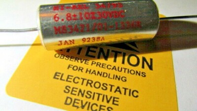 お客ページ 6.8uF 10% 30V Sprague M83421/01-1336R JAN HI-REL Metalized