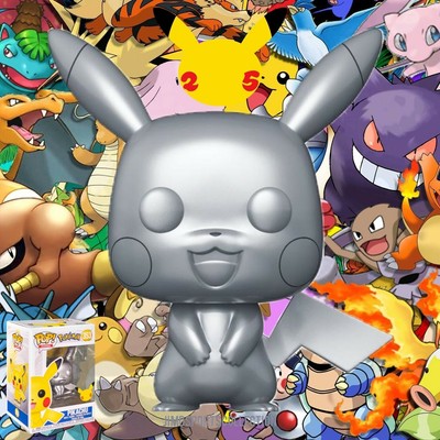 pikachu silver funko