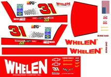  31 Boris Said Whelen Corvette 1/64th HO Scale Slot Car Decals