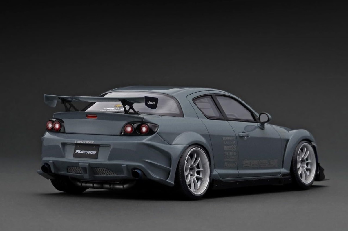 ignition model 1/18 Mazda RX-8 (SE3P) RE Amemiya Matte Gun ignition model 1/18 Mazda RX-8 (SE3P) RE Amemiya Matte Gun