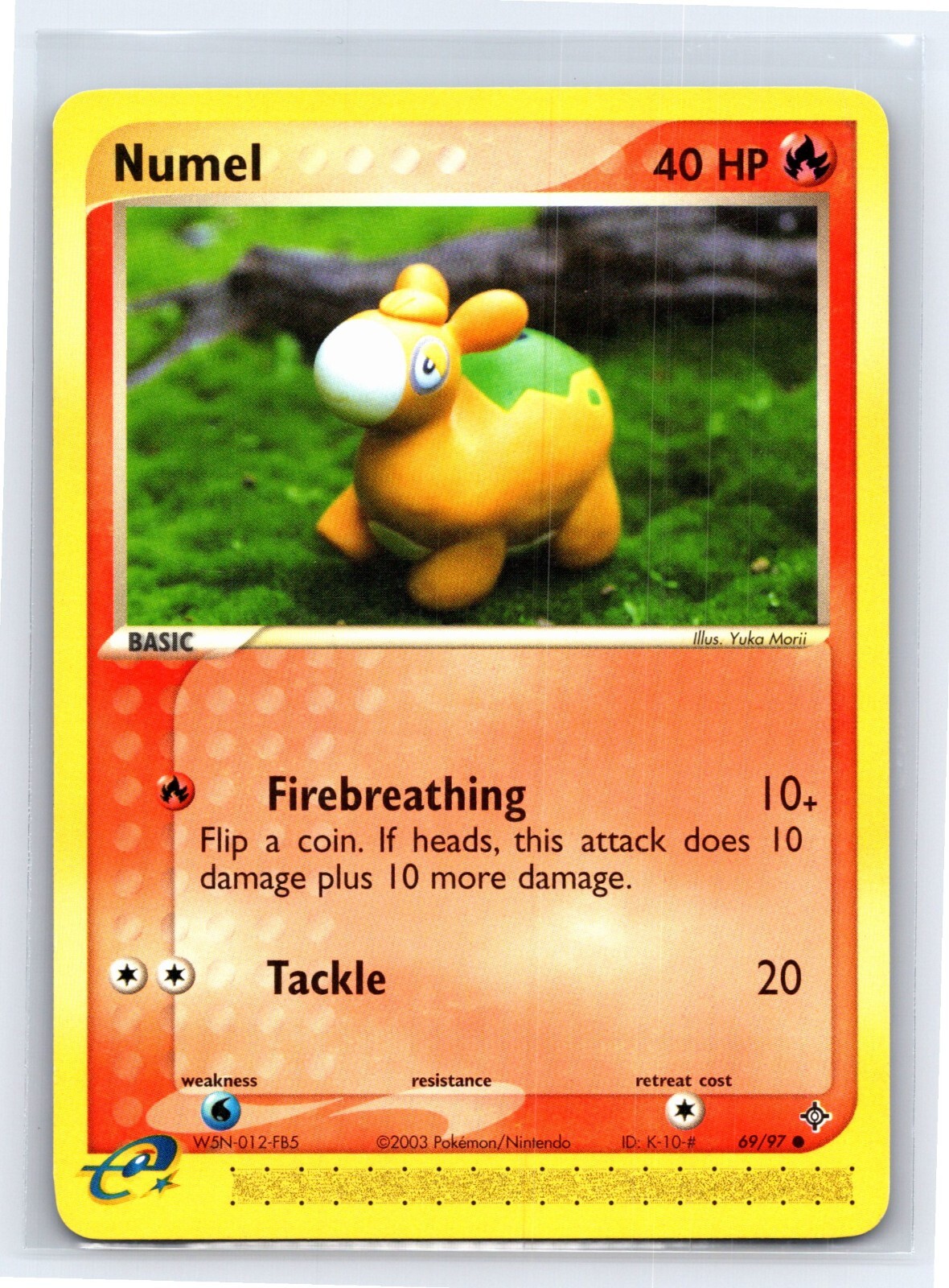 2003 Pokemon TCG EX Dragon Numel - 69/97 - NM