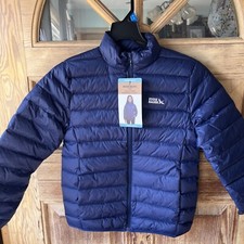 EDDIE BAUER KIDS YOUTH DOWN PACKABLE JACKET SIZE LARGE 10/12 NEW WITH TAGS