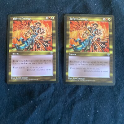 Reflect Damage - NM, English - Mirage MTG Magic x2 | eBay UK