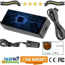 AC to DC Converter 120W, 110V to 12V Car Cigarette Lighter Socket Power Adapter