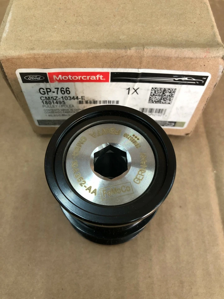 MOTORCRAFT GP-766 ALTERNATOR PULLEY FOR 2014-2017 FORD FIESTA & 2018-20 ECOSPORT - Image 2 of 4