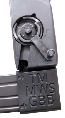 Tokyo Marui MWS M4 Airsoft GBBR Odin Speedloader Adapter (Black)