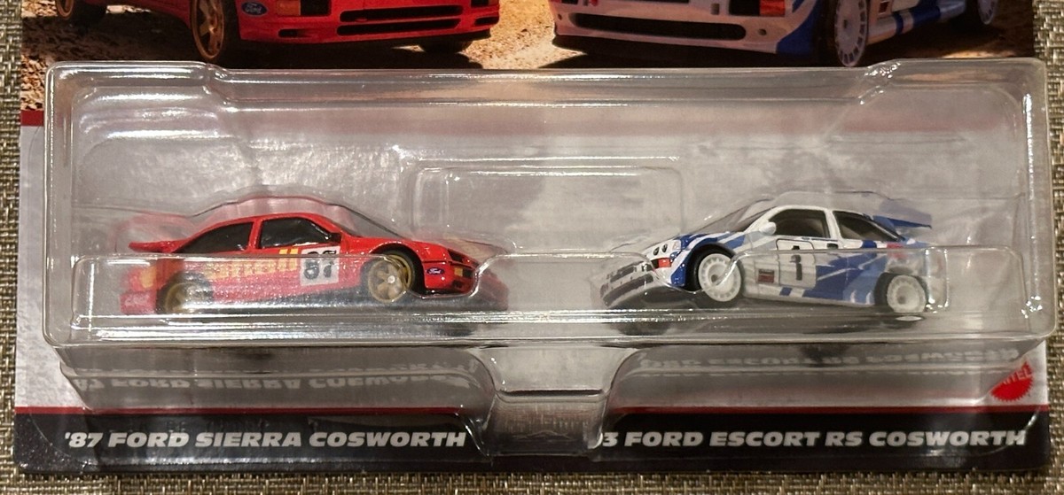 2024 Hot Wheels Premium 2 Pack '87 Ford Sierra & '93 Ford Escort