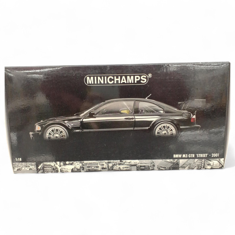 ミニカー MINICHAMPS BMW M3 GTR 'Street' 2001 Minichamps BMW M3 GTR Street 2001 1/18 Scale Diecast Model