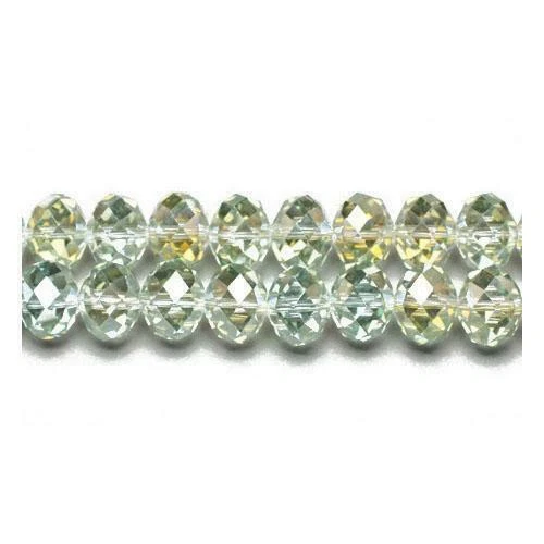 Rondelle Yellow Faceted Jewellery Beads