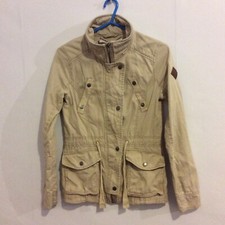 Ladies Jacket, ?Holister? Size S, Beige, Stitch Detail On Back