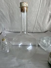 Vintage PYREX WEICO Company Glass Wine Carafe, Crystal Glass Bell, Glass Heart