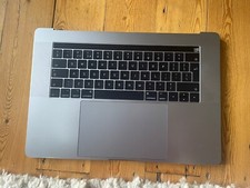 MacBook Pro 15 inch 2017 Top Case Palm Rest UK with touch, New Apple Battery,
