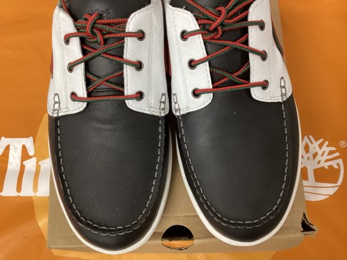 Timberland CRSMSTR II Mens Boat Shoe #35550 Black/White "vintage" Never worn - Picture 11 of 14