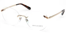 NEW BVLGARI 2213 278 Gold EYEGLASSES GLASSES 56-17-140 B48mm Italy