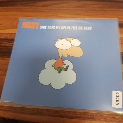 MOBY why does my heart feel so bad VG+/EX (MCD, Pop, Mute)