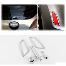Chrome Rear Wiper Reflector Garnish Molding 6p for 2011 2017 Hyundai Veloster