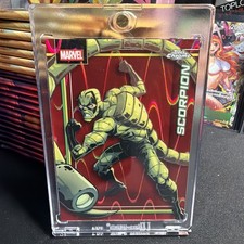 2026 Topps Chrome Marvel #147 SCORPION Red Ray Wave Refractor 2/5