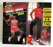 NBA Michael Jordan Set of 2 VHS: Come Fly With Me 1991 & Air Time 1993 (tested)