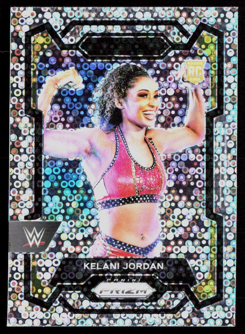 2024 Panini Prizm WWE #127 Kelani Jordan Under Card Prizms
