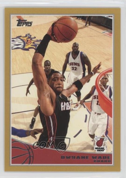 2009-10 Topps Gold 830/2009 Dwyane Wade #143 HOF 0ex8