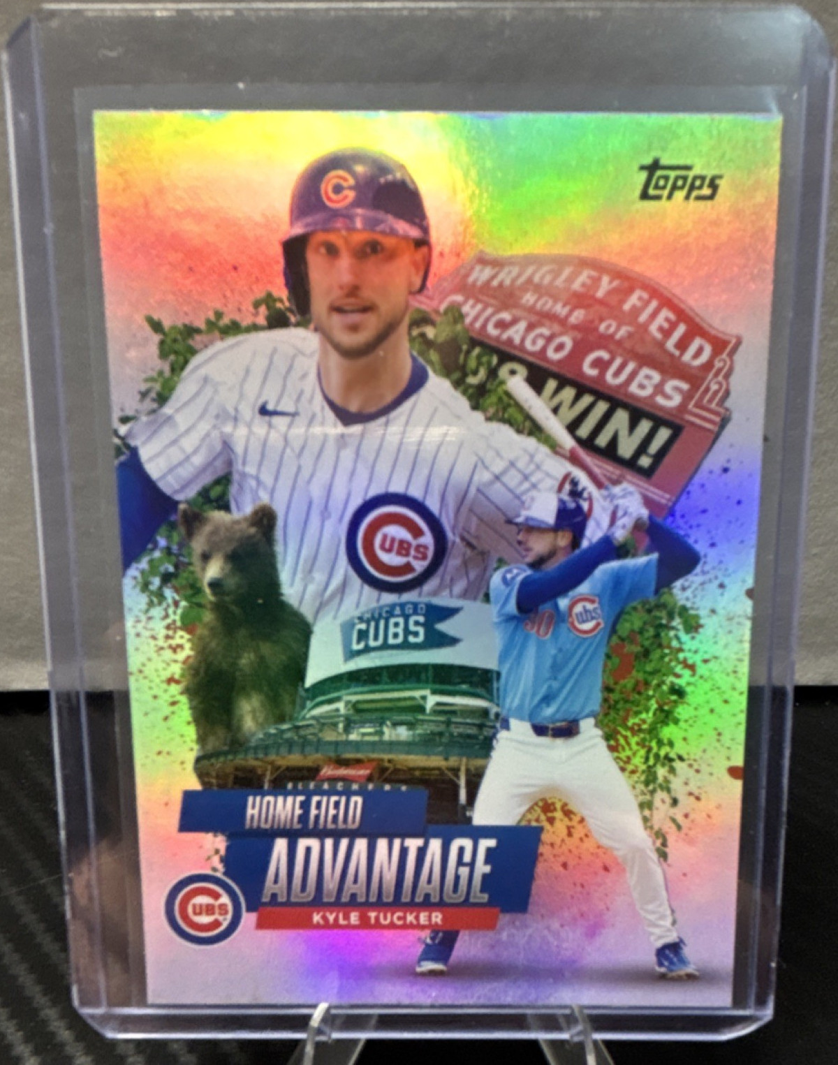 Topps 2025 Chrome Update Series Kyle Tucker Home Field Advantage Cubs HA-45