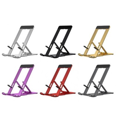 Foldable Aluminum Alloy Phone Tablet Stand Holder For 4-12Inch Desktop Travel