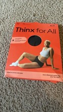 New THINX For All Black High Waisted Period Menstrual Underwear Pantie Size M
