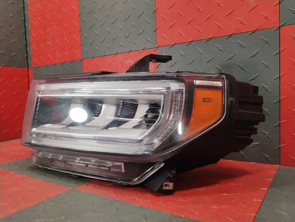 20-23 GMC Acadia SLE 左驱动器 LED 车头灯(OEM 84835431)很好!!! — 第 4/4 张图片