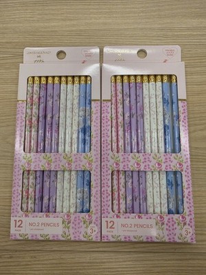 (2) LoveShackFancy x Target - Yoobi 12pk No. 2 Pencils Blooming Heirloom Set