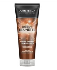 Image of 2x John Frieda Brilliant Brunette Colour Vibrancy Conditioner 250ml New