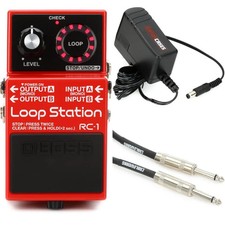 Boss RC-1 Loop Station Looper Pedal with Cabl...