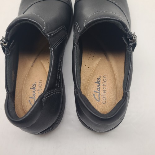 Zapatos sin cordones Clarks Carleigh Ray para mujer negros talla 8M excelentes - Imagen 8 de 11