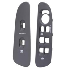 Gray Window Switch Bezel Set for 2002-2009 Dodge Ram 1500 2500 3500