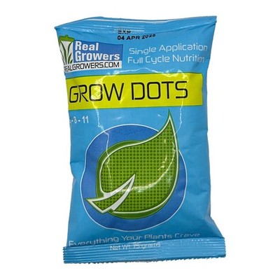 Real Growers Grow Dots Classic 75g   Single Application Programmed Release Nu...