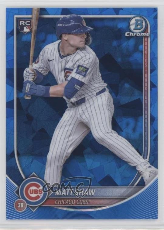 2025 Bowman Chrome Sapphire Edition Matt Shaw #46 Rookie RC 1oc2