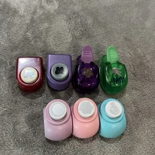 Assorted Lot Of 7 EK Success & Emagination Paper Punches Craft Scrapbook Journal