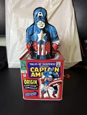 Captain America jack in the box toy - Schylling 2005