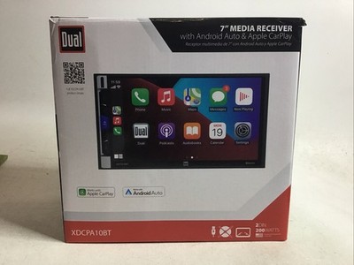 Dual Electronics XDCPA10BT 7 inch Double DIN Car Stereo Apple CarPlay & Android