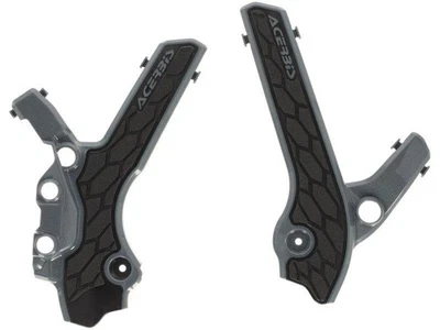 Rahmenschutz Rahmenprotektor frame guards passt an Suzuki Drz 400 00-25 grau-sw - Bild 1 von 4