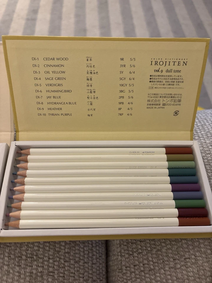 Lápices de colores Tombow Irojiten - Juego 3 (Vol. 7, 8, 9) 30 lápices Japón Foto 2 de 4