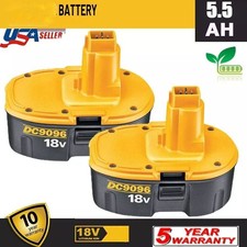2-PACK NEW 18V For Dewalt 18 VOLT XRP DC9096 DC9098 NiMh Battery DC9099 US STOCK