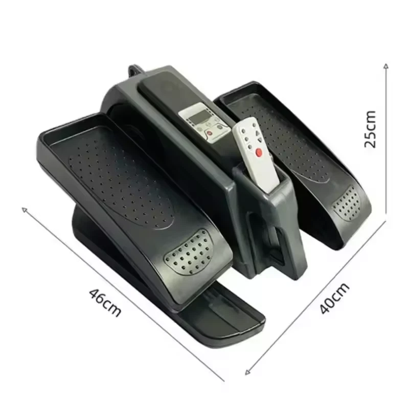 Under Desk Elliptical Trainer Foot Pedal Exerciser Machine Stepper w/LCD Monitor - Image 2 of 4