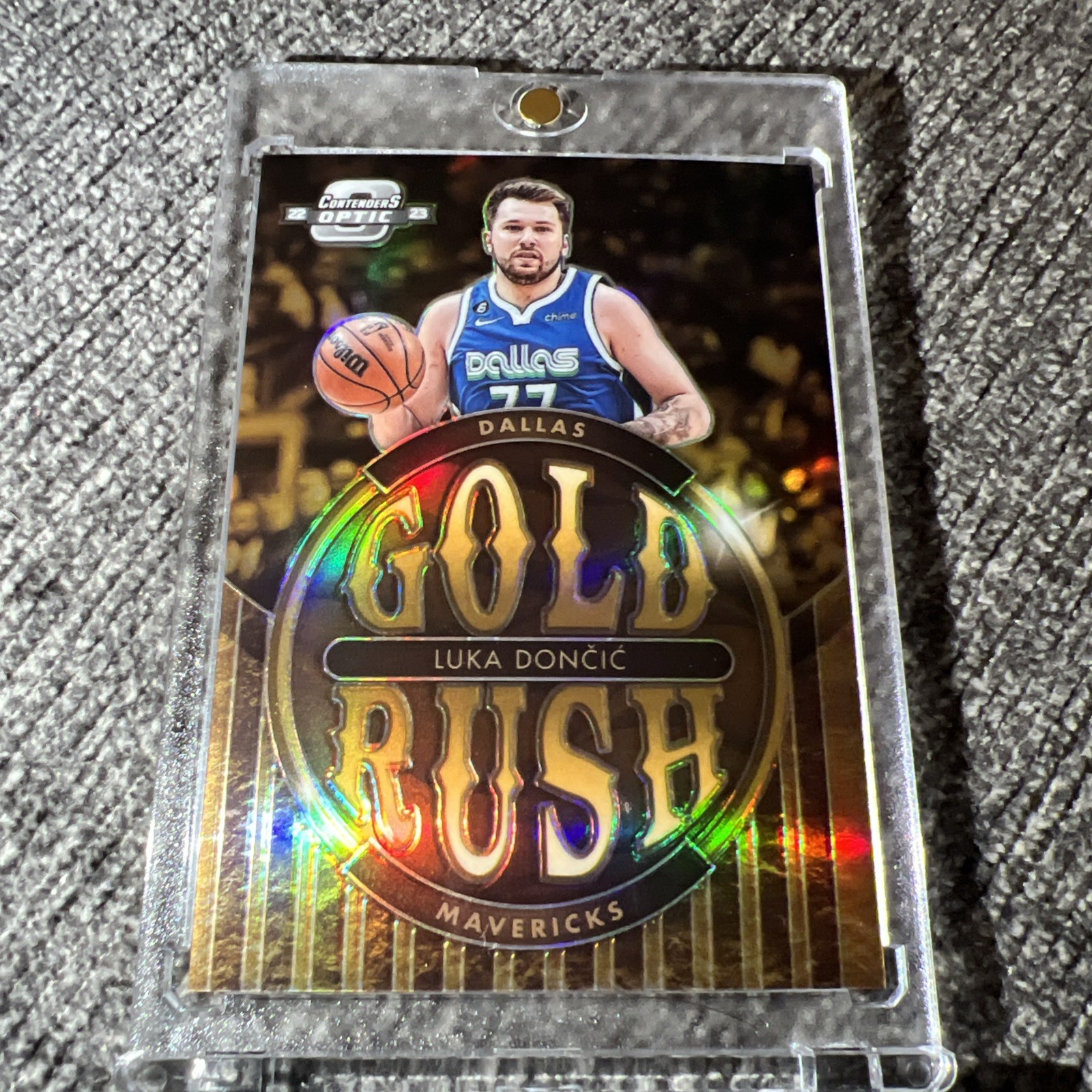 Luka Doncic 2022-23 Panini Contenders Optic Gold Rush CASE HIT SSP #5