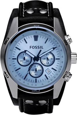 [Fossil] Coachman CH2564 silberfarbenes Zifferblatt